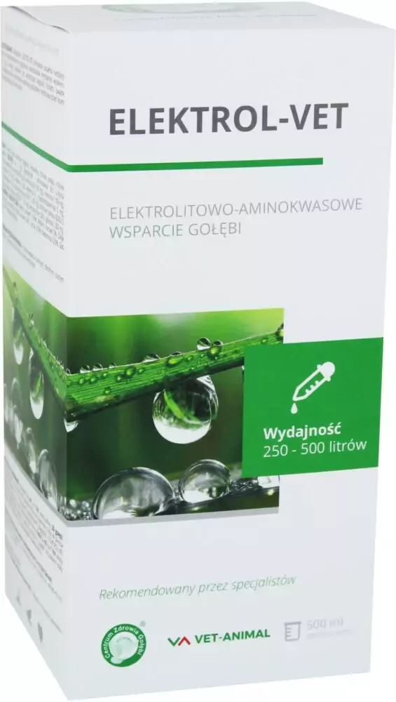 ELEKTROL-VET 500 ml | Suplementy i artykuły dla gołębi | Sklep online dla hodowców E-hoduj.pl