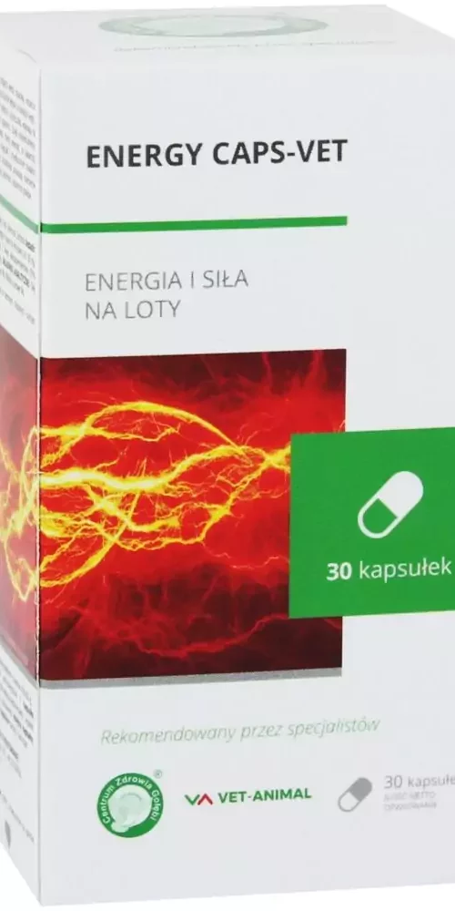 ENERGY CAPS-VET 30 KAPSUŁEK | Suplementy i artykuły dla gołębi | Sklep online dla hodowców E-hoduj.pl