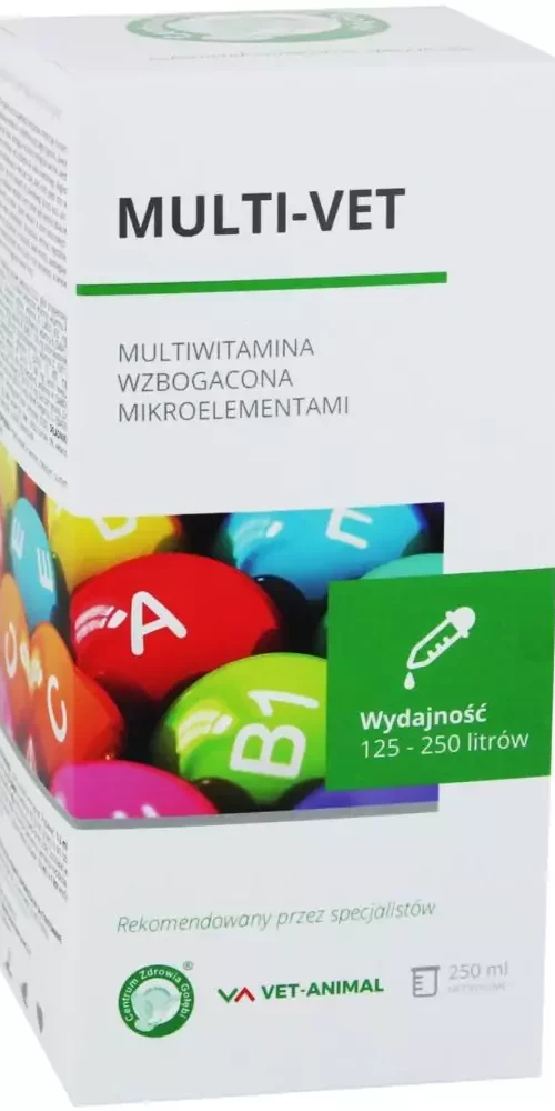 MULTI-VET 250 ml | Suplementy i artykuły dla gołębi | Sklep online dla hodowców E-hoduj.pl