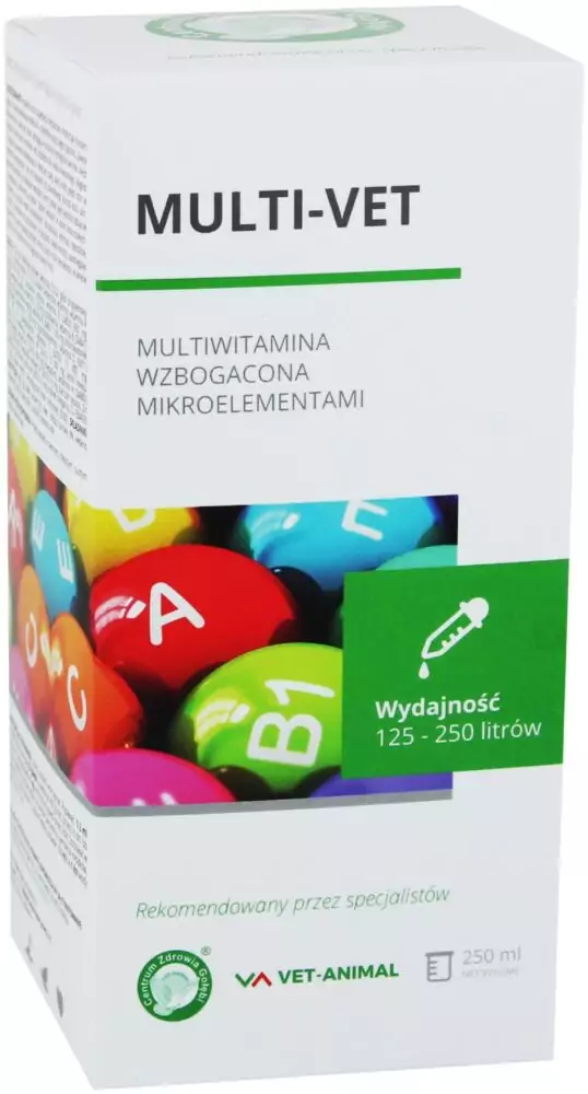 MULTI-VET 250 ml | Suplementy i artykuły dla gołębi | Sklep online dla hodowców E-hoduj.pl