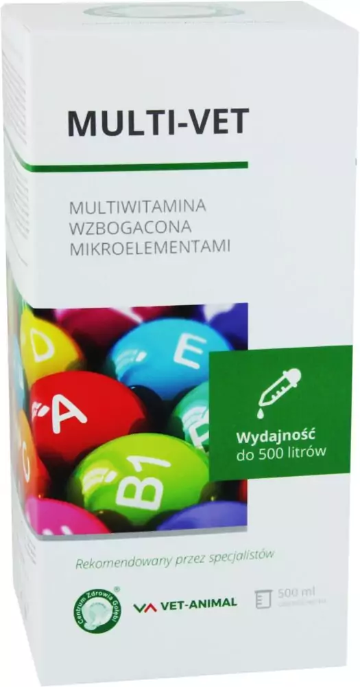 MULTI-VET 500 ml | Suplementy i artykuły dla gołębi | Sklep online dla hodowców E-hoduj.pl