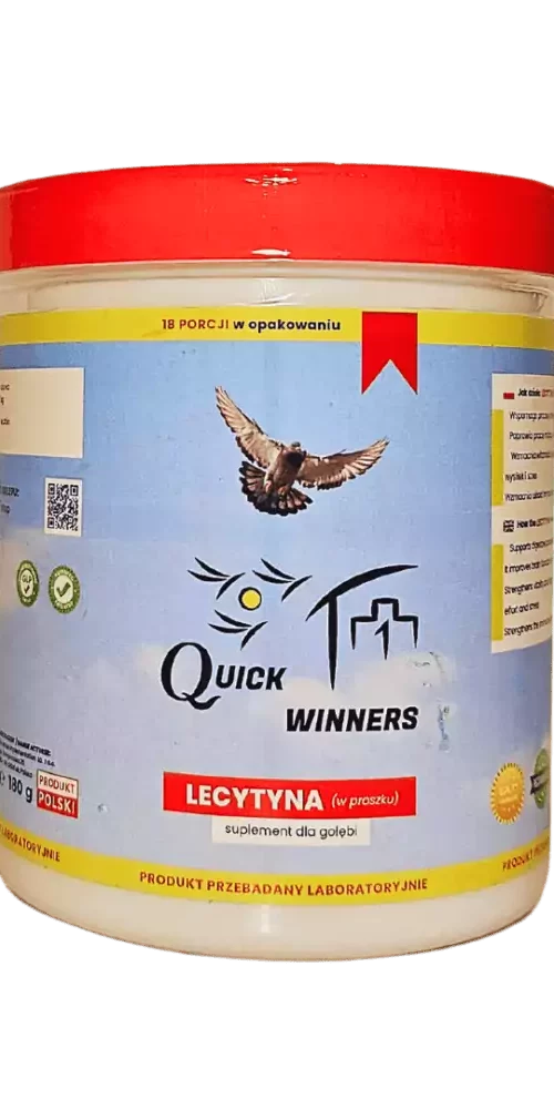 QUICK WINNERS LECYTYNA 180g | Suplementy i artykuły dla gołębi | Sklep online dla hodowców E-hoduj.pl