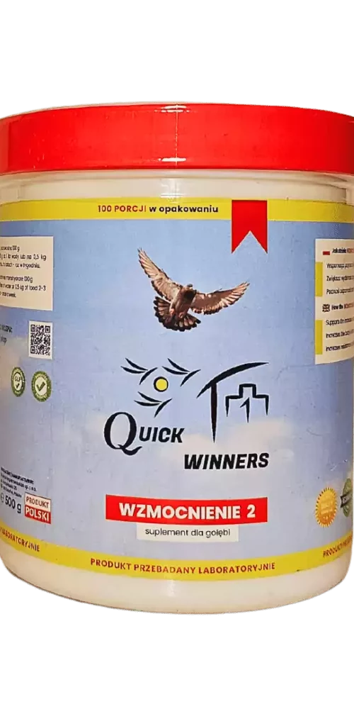 QUICKWINNERS WZMOCNIENIE 2 500g | Suplementy i artykuły dla gołębi | Sklep online dla hodowców E-hoduj.pl