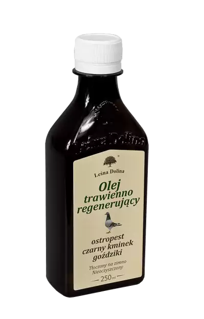 Olej trawienno regenerujący 250 ml | Suplementy i artykuły dla gołębi | Sklep online dla hodowców E-hoduj.pl