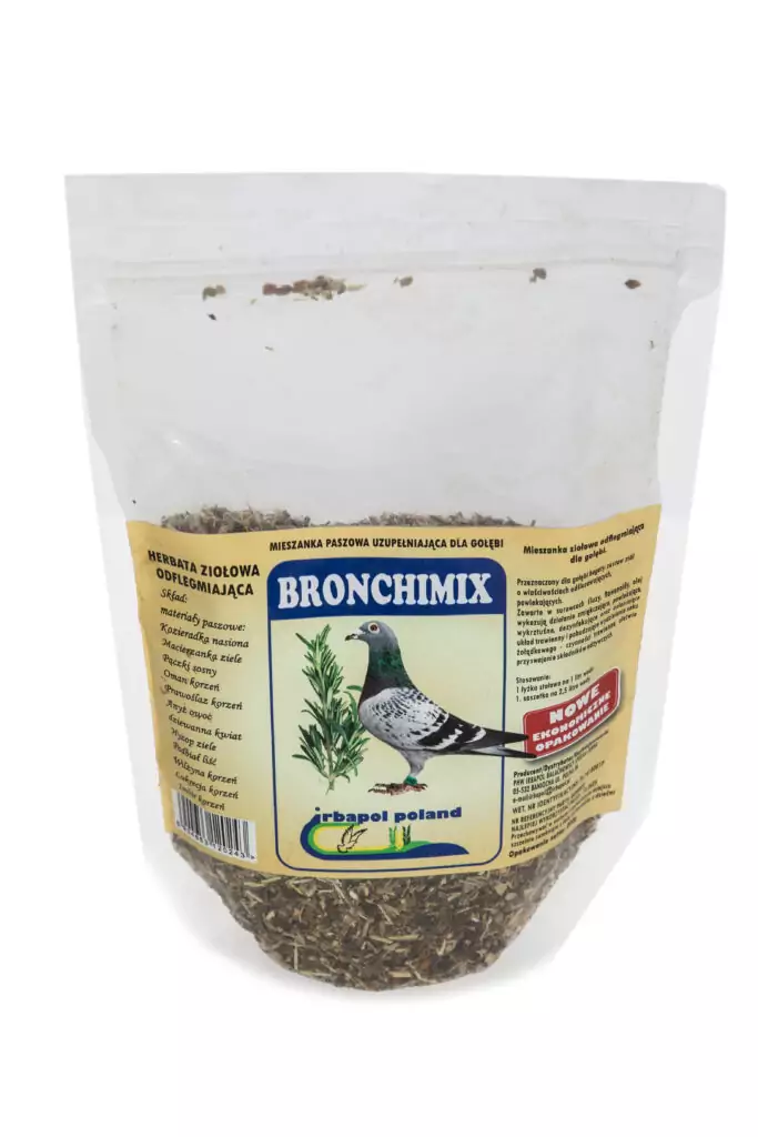 Bronchimix – ziołowa herbata odflegmiająca | Suplementy i artykuły dla gołębi | Sklep online dla hodowców E-hoduj.pl